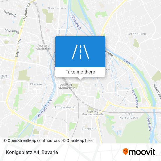 Königsplatz A4 map