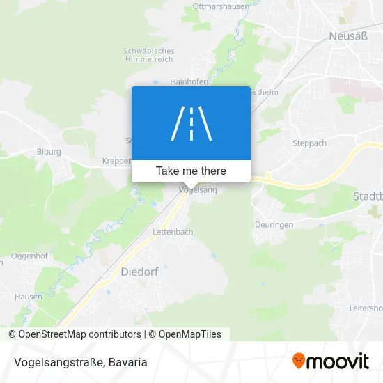 Карта Vogelsangstraße