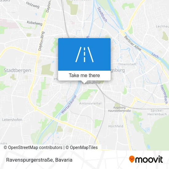 Карта Ravenspurgerstraße