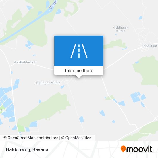 Haldenweg map