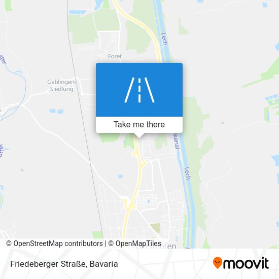 Friedeberger Straße map