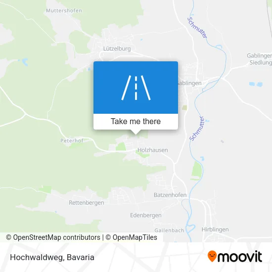 Карта Hochwaldweg