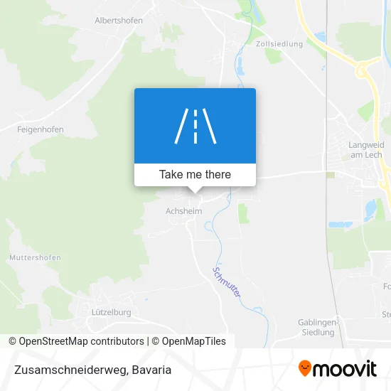 Карта Zusamschneiderweg