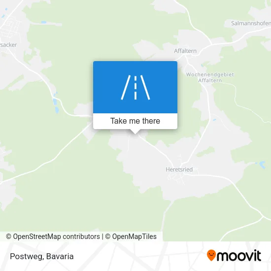 Карта Postweg