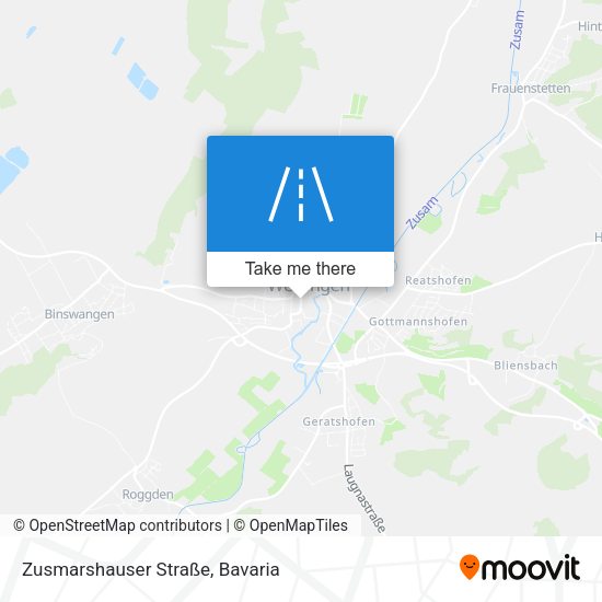 Zusmarshauser Straße map