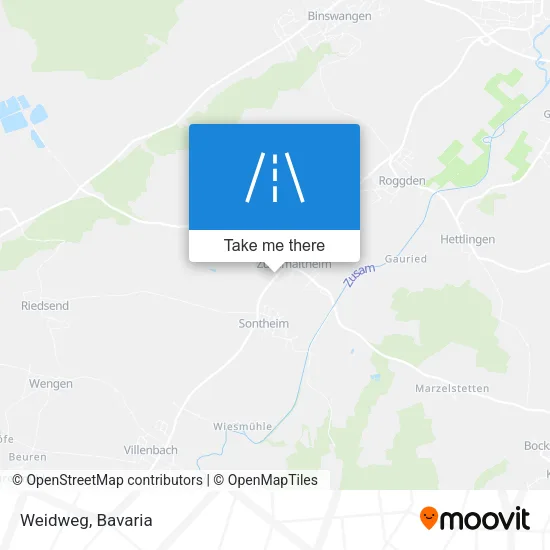 Карта Weidweg