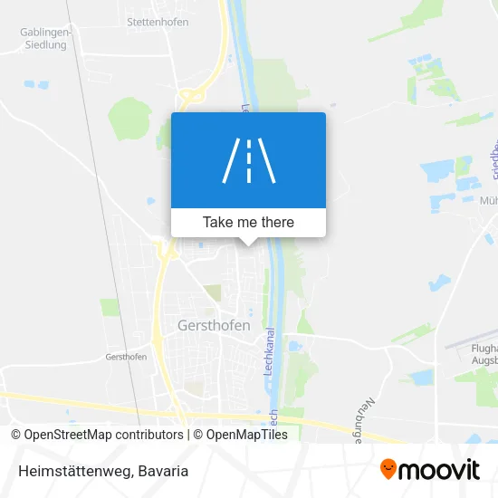 Карта Heimstättenweg