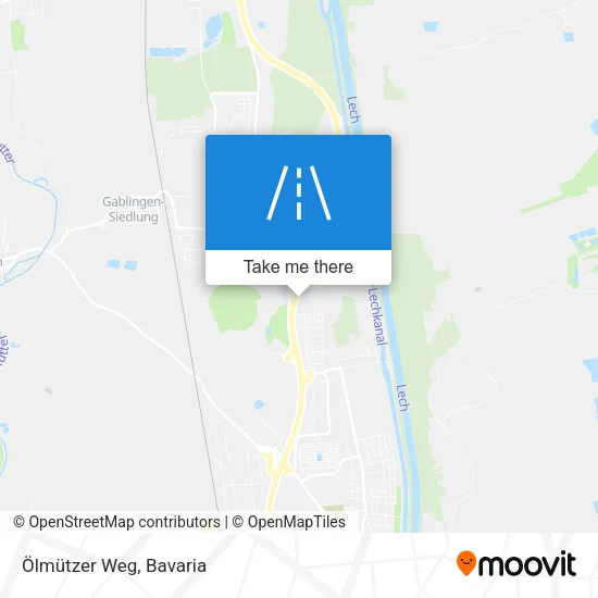 Карта Ölmützer Weg