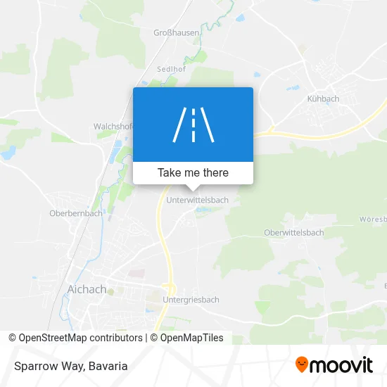 Sperberweg map