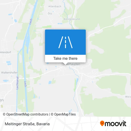 Карта Meitinger Straße