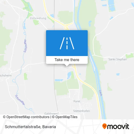 Карта Schmuttertalstraße