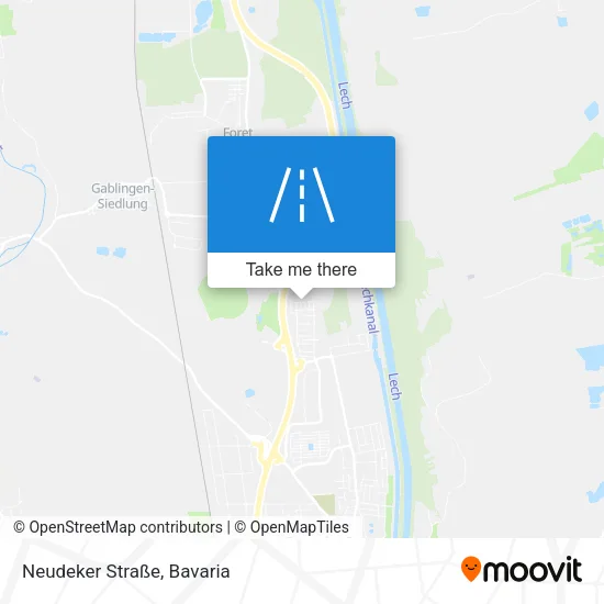 Карта Neudeker Straße