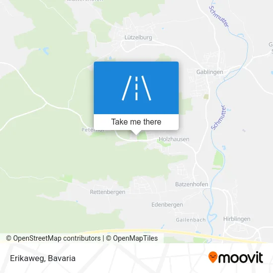 Карта Erikaweg