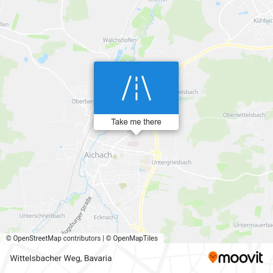 Карта Wittelsbacher Weg