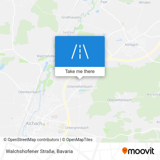 Walchshofener Straße map