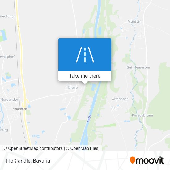 Floßländle map