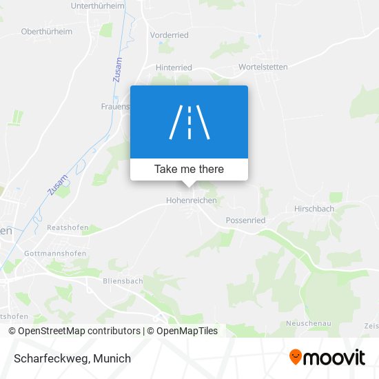 Scharfeckweg map