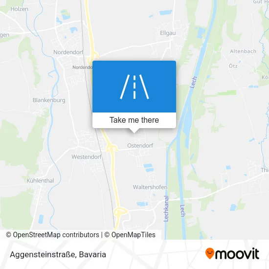 Карта Aggensteinstraße