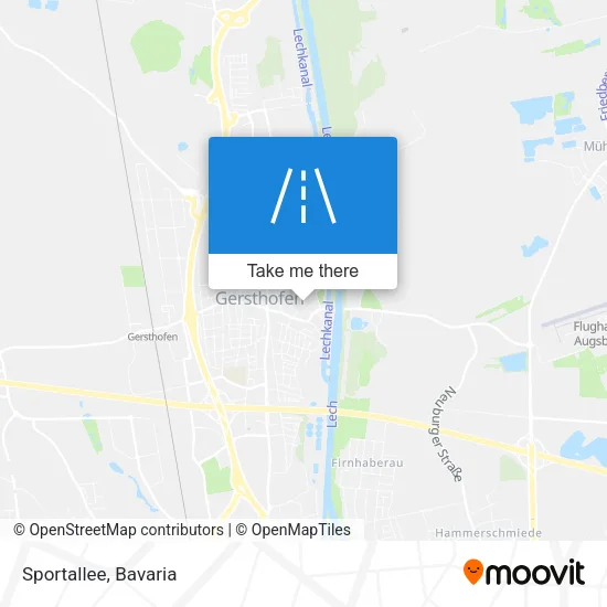 Sportallee map