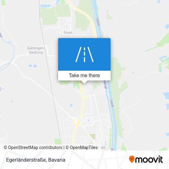 Egerländerstraße map