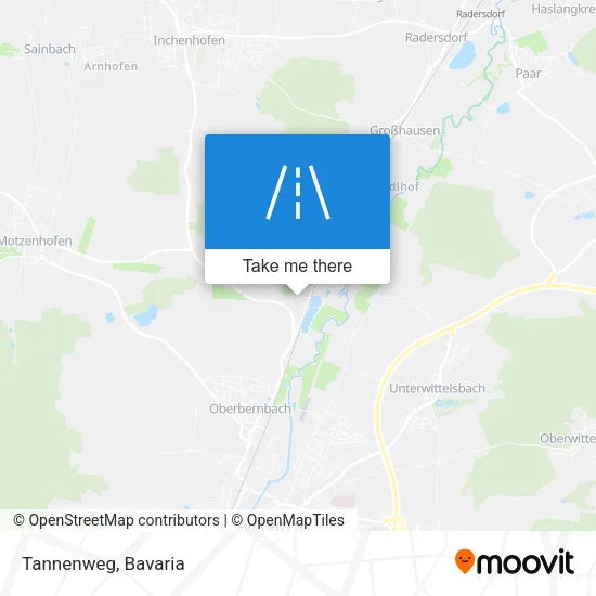 Карта Tannenweg