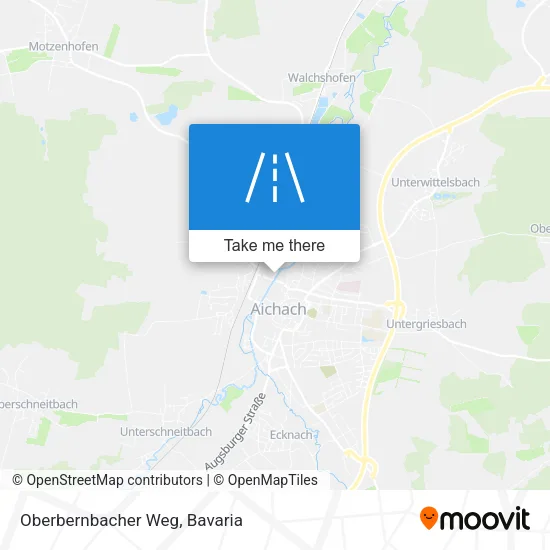 Карта Oberbernbacher Weg