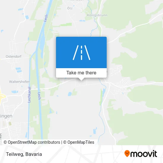 Карта Teilweg