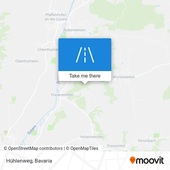Карта Hühlenweg