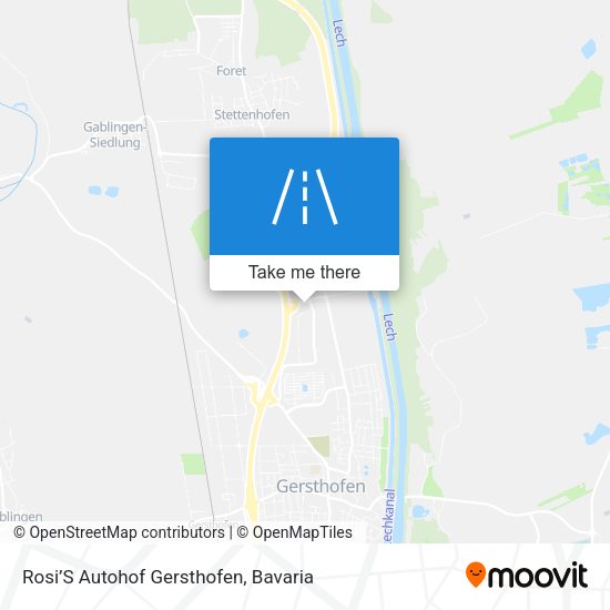 Rosi’S Autohof Gersthofen map