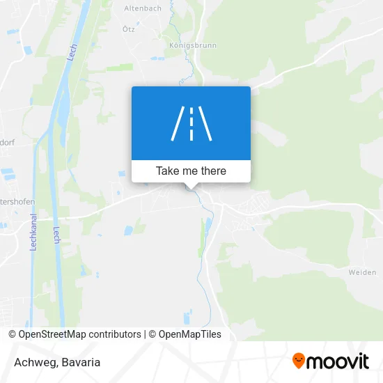 Карта Achweg