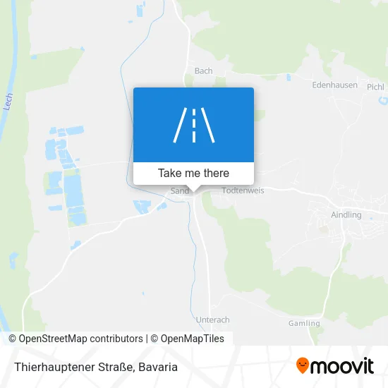 Карта Thierhauptener Straße