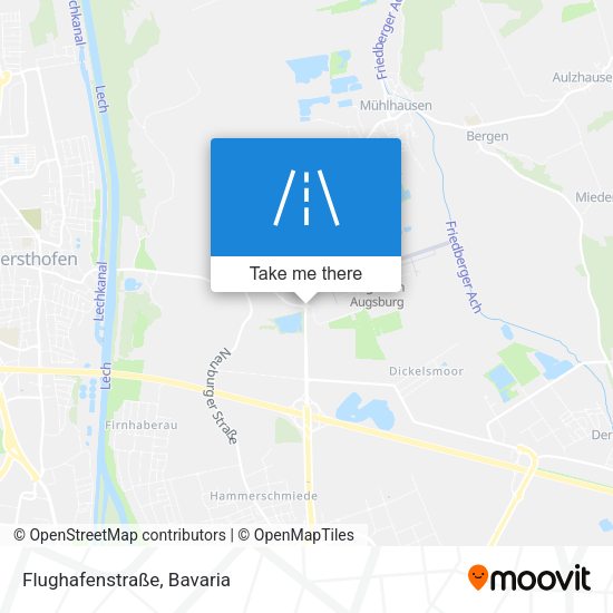 Flughafenstraße map
