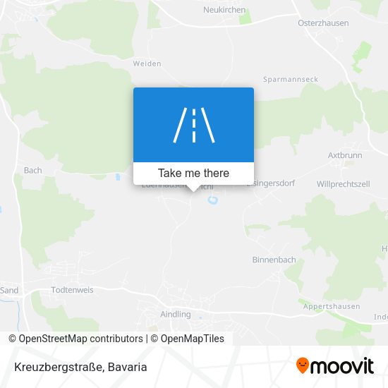 Kreuzbergstraße map