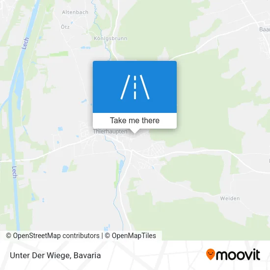 Карта Unter Der Wiege