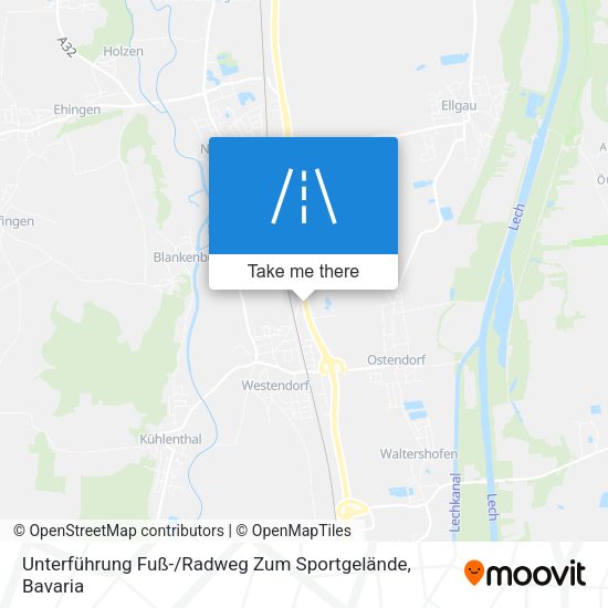 Unterführung Fuß- / Radweg Zum Sportgelände map