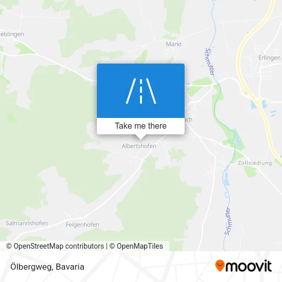 Карта Ölbergweg