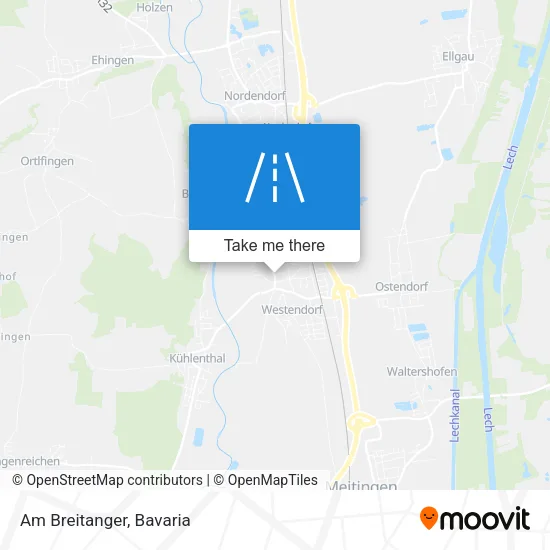 Карта Am Breitanger