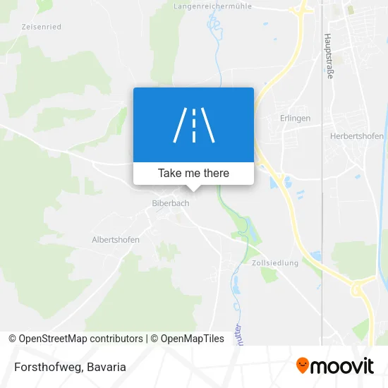 Карта Forsthofweg