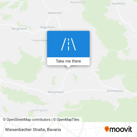 Карта Wiesenbacher Straße