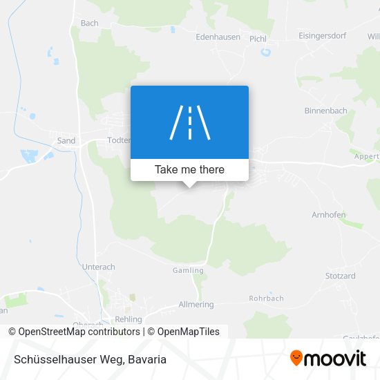 Schüsselhauser Weg map