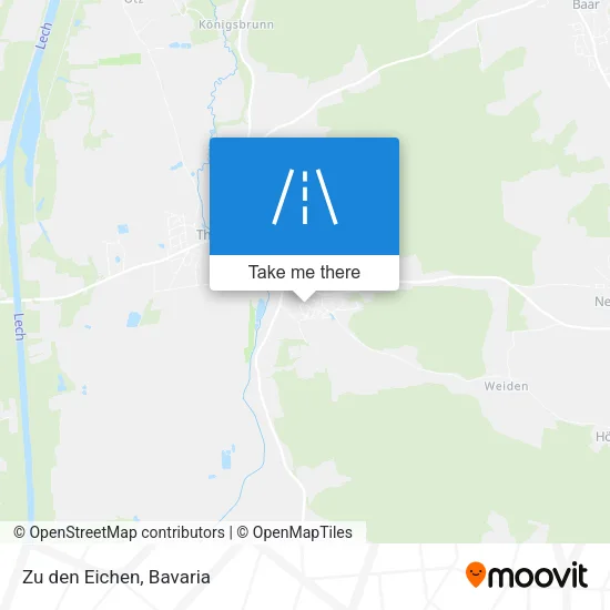 Карта Zu den Eichen
