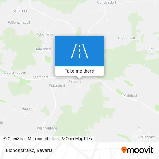 Карта Eichenstraße