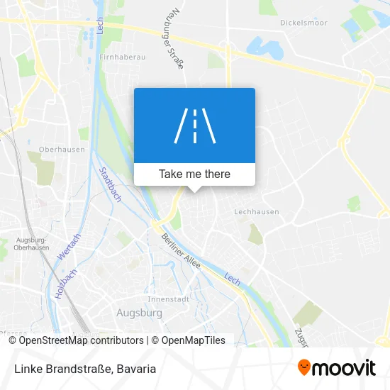 Карта Linke Brandstraße