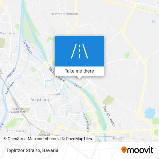 Карта Teplitzer Straße