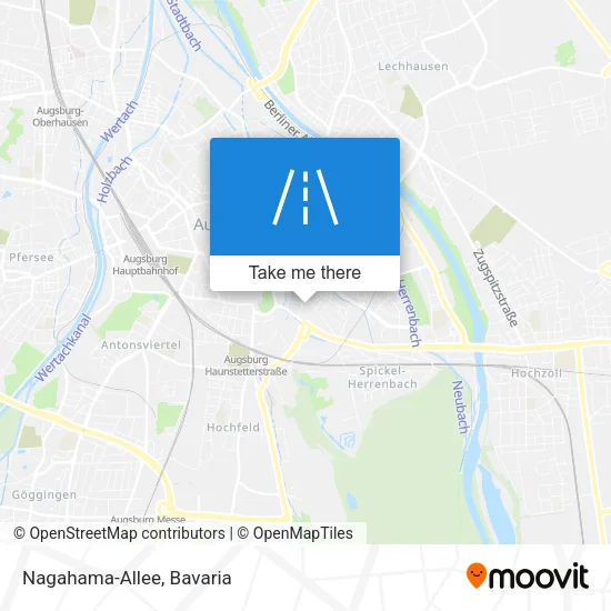 Карта Nagahama-Allee