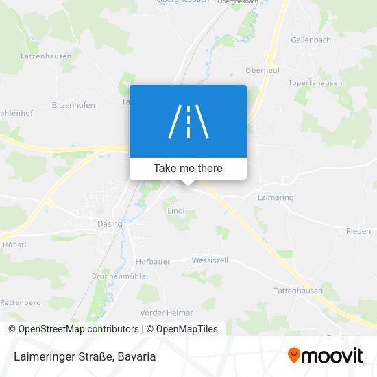Laimeringer Straße map