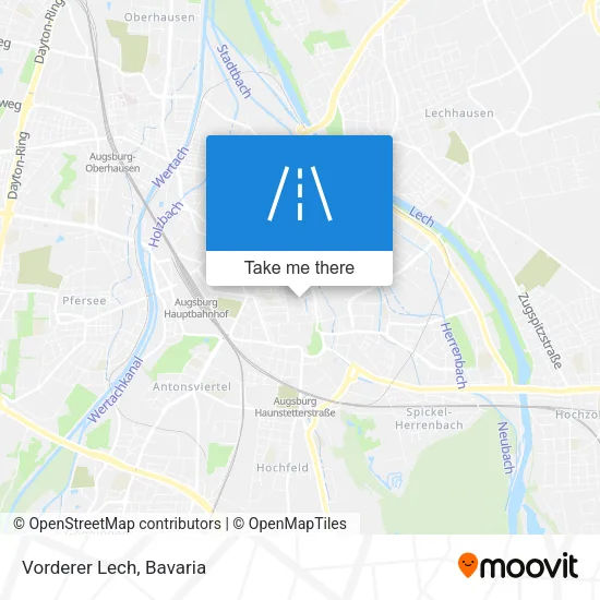 Карта Vorderer Lech