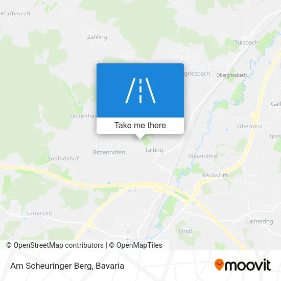 Карта Am Scheuringer Berg