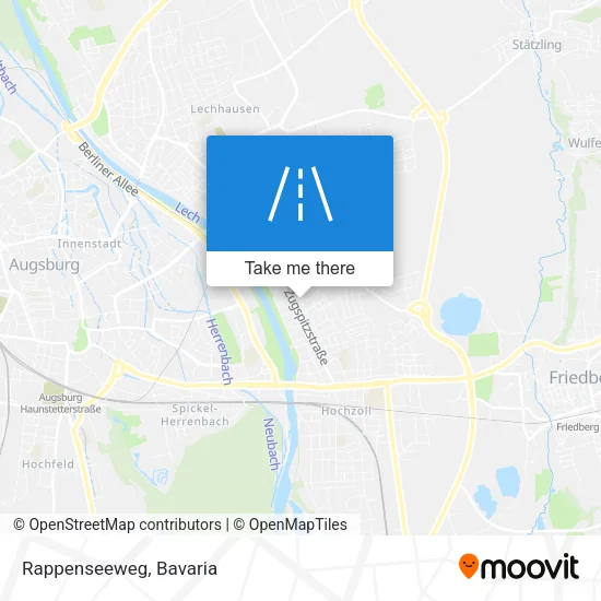 Карта Rappenseeweg