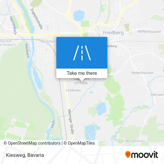 Карта Kiesweg